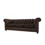 Chesterfield Sofa Pikowana Cambridge 3 osobowa