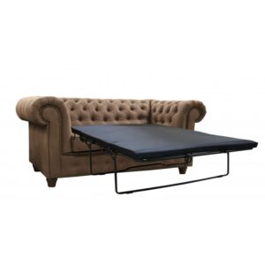 Chesterfield Sofa Pikowana Cambridge 2 osobowa z funkcją spania