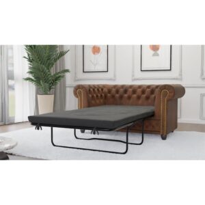 Chesterfield Sofa Pikowana York 2 z funkcją spania