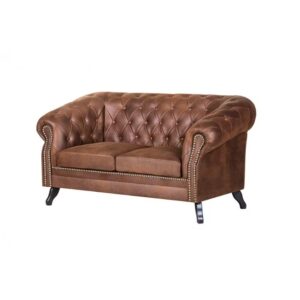 Chesterfield Sofa Pikowana Glasgow 2 osobowa