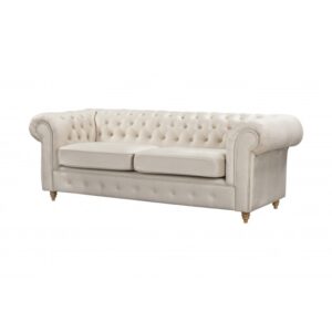 Chesterfield Sofa 3 osobowa Laura z funkcją spania