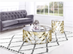 Stolik kawowy Archi - gold