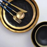 Zestaw talerzy Black&Gold