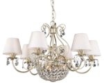 BARON Żyrandol kryształowy Italian Gold 9 punktowy pałacowy lampa Elegancki kryształowy żyrandol.