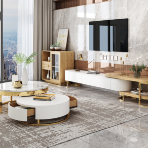 Komoda RTV Chicago Gold