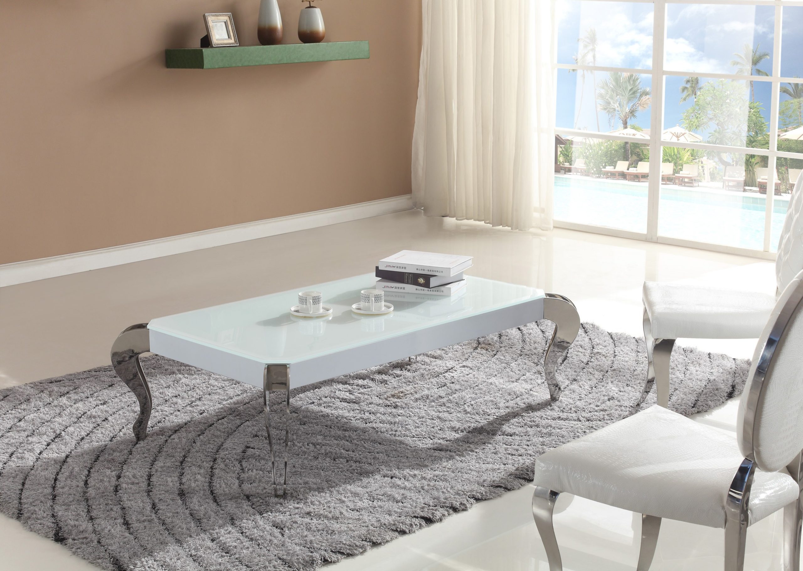 Stolik kawowy w stylu glamour T926