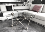 Stolik kawowy Galaxy silver