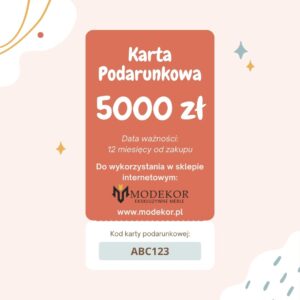 Karta podarunkowa Voucher 5 000 zł