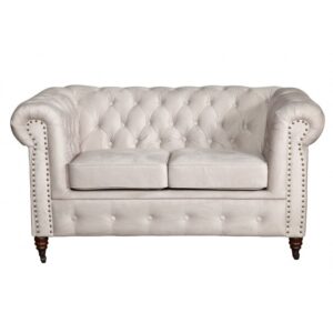 Chesterfield Sofa Pikowana Oxford 2 osobowa